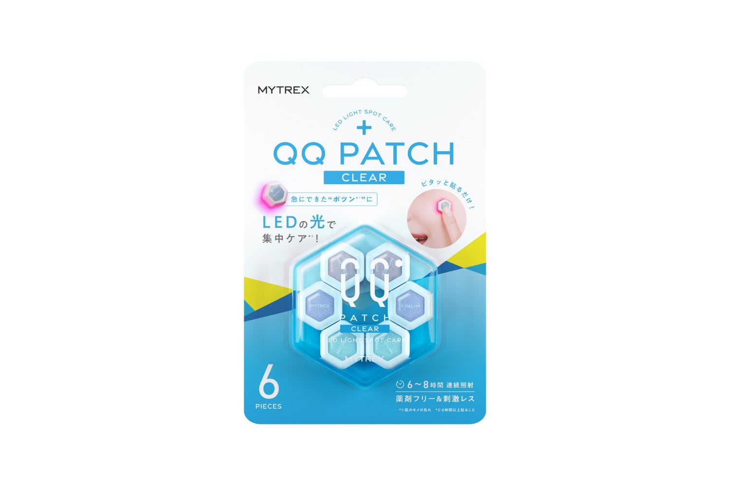 創通メディカル、貼るだけでLED美容ができる光パッチ「MYTREX QQ PATCH」を発売|MYTREX QQ PATCHの主なスペックと概要(8枚目)