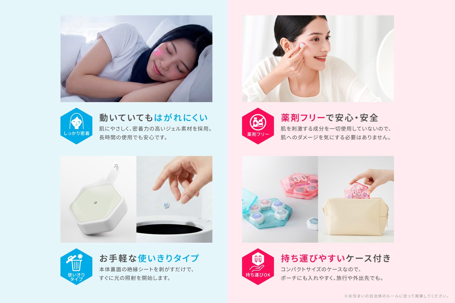 創通メディカル、貼るだけでLED美容ができる光パッチ「MYTREX QQ PATCH」を発売|MYTREX QQ PATCHの主なスペックと概要(7枚目)