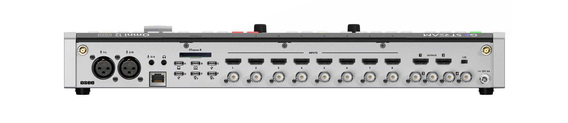銀一、12ch対応の統合型ライブプロダクションスイッチャー「ゴーストリーム オムニ 12 ISO」を発売｜現場を支える充実の入出力とAI機能