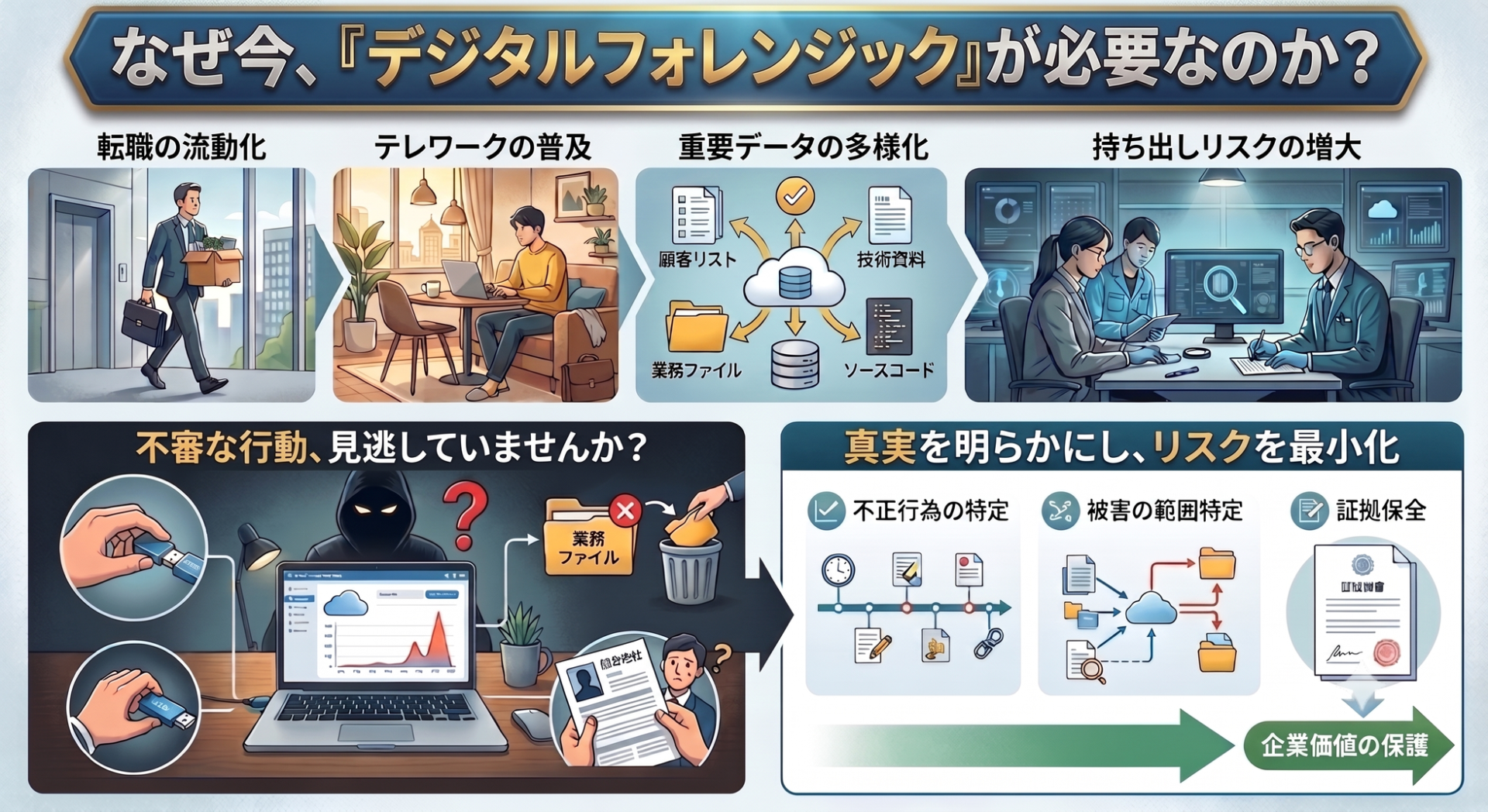 株式会社リプラス、退職者の不審な行動に対応する「デジタルフォレンジック」無料個別相談キャンペーンを開始｜退職者の不審な行動におけるリスクと現状