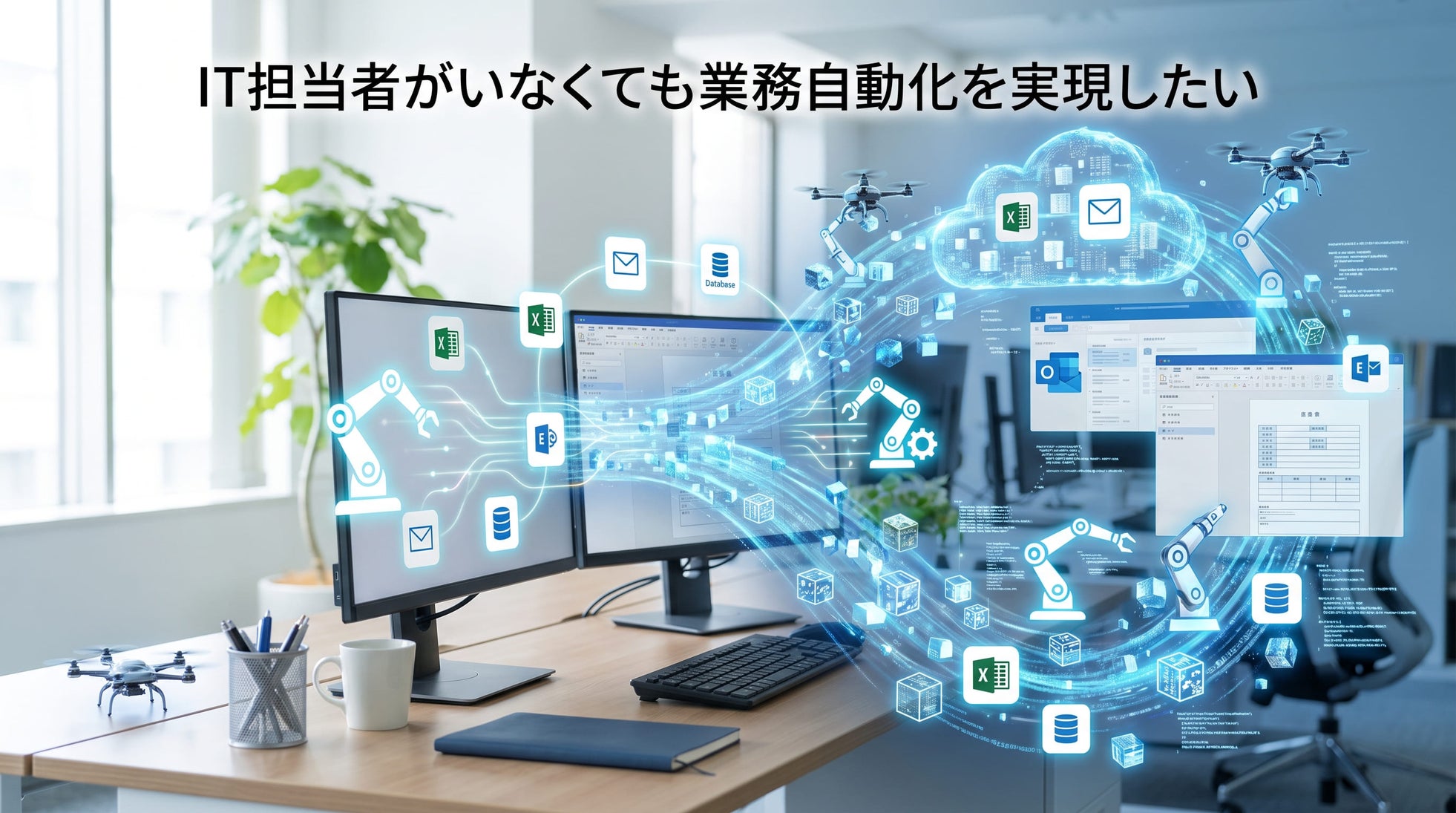 株式会社リプラス、IT担当者不在でも業務効率化を実現する「RPAおまかせ自動化プラン」を提供開始｜Good Hands-RPAとおまかせ自動化プランの概要