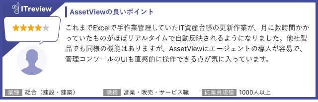 星評価やユーザーのコメント、属性情報が表示されたレビュー画面の図版