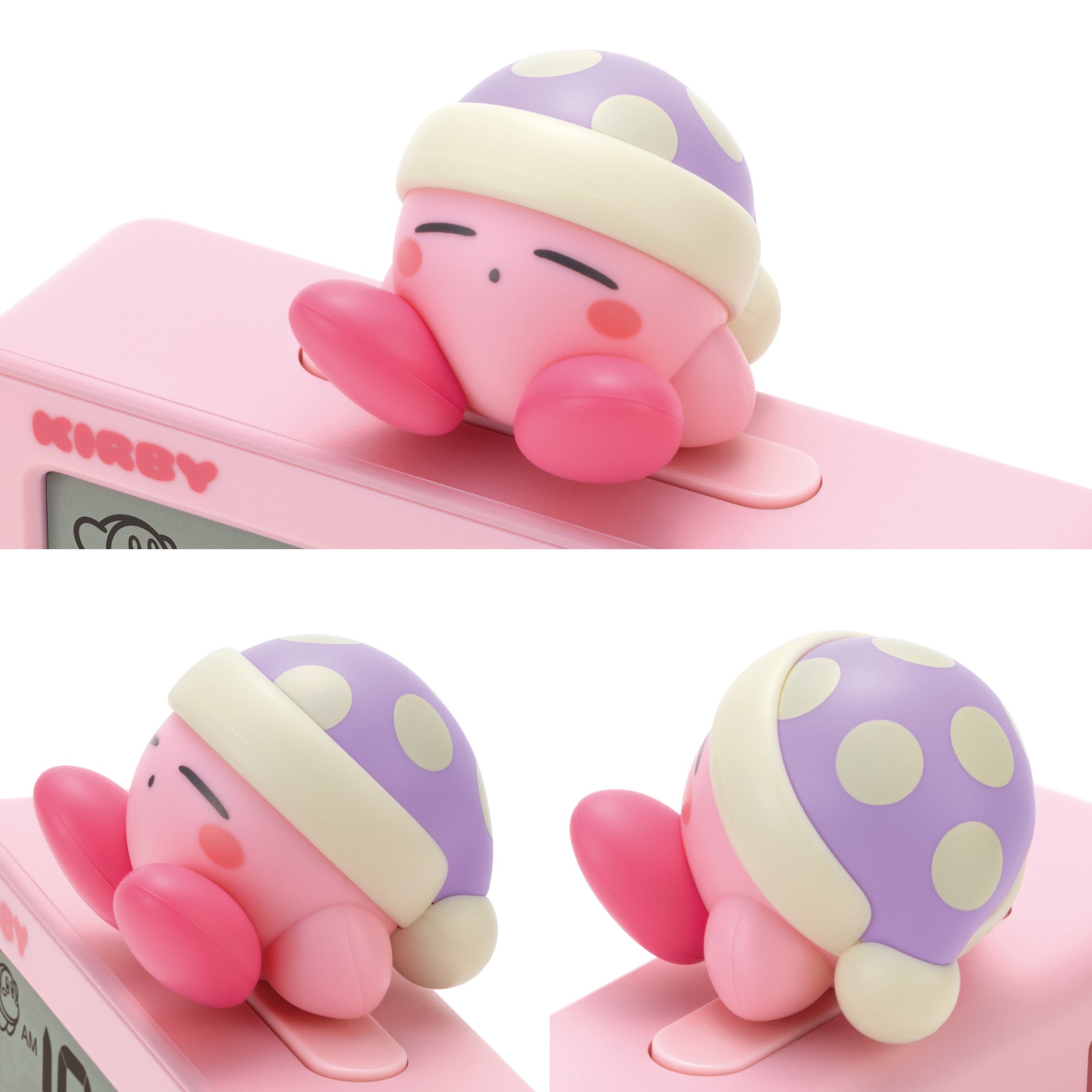 リズム、すやすや眠るカービィのフィギュア付きデジタルめざまし時計を発売｜星のカービィデジタルめざまし時計の概要