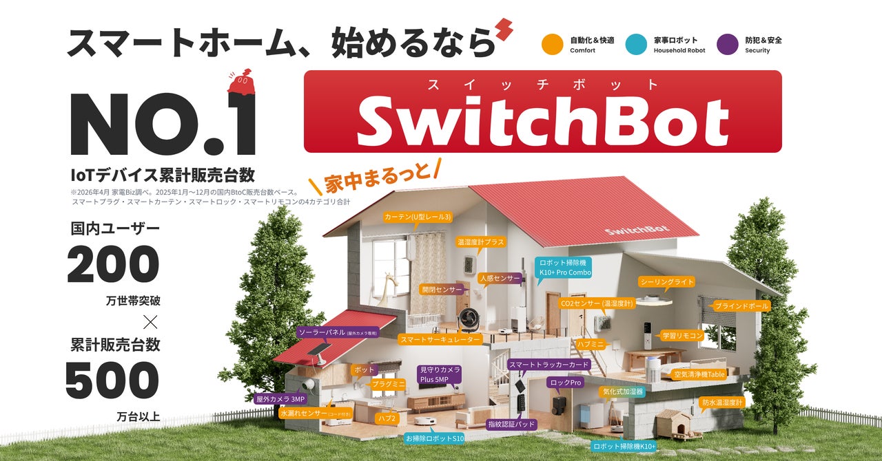 SwitchBot、スマートホームの操作や設定をサポートするAIアシスタント「kata」を提供開始|取扱サイト(5枚目)