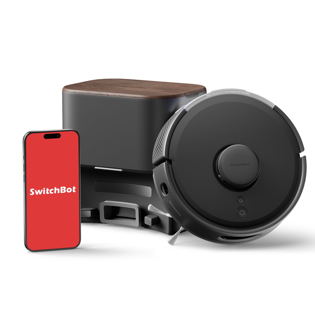 SwitchBot、世界最小級ロボット掃除機「K11+ Pro」に新色ブラックを追加｜小型設計と最大12,000Paの吸引力を両立