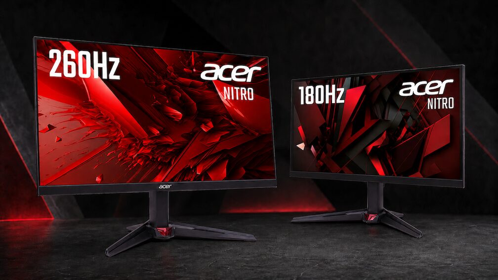 日本エイサー、最大260Hz対応のフルHDゲーミングモニター4機種を発売