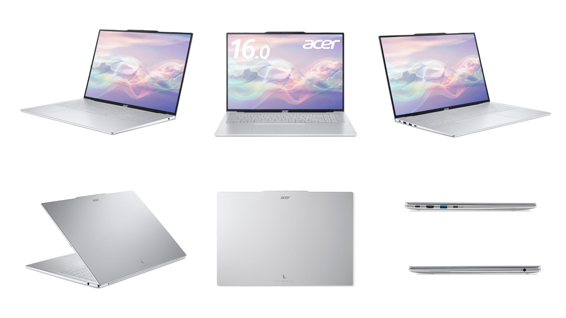 日本エイサー、16型で約990gの薄型軽量AI PC「Swift Air 16」を発売｜ディスプレイと充実したインターフェース