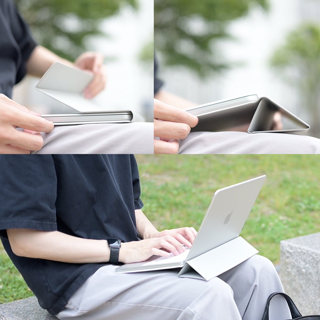 MacBook Neoに対応したスタンド機能付きフォリオ型ケース「Neo Folio」の予約販売が開始|Makuakeでのプロジェクト概要