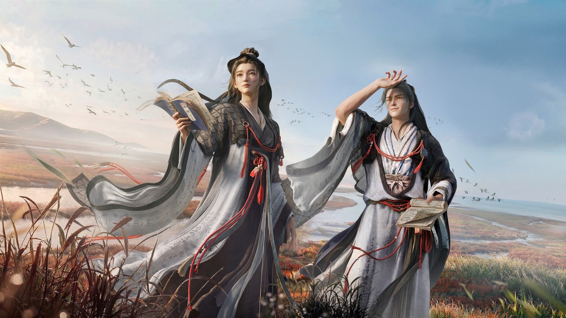 武侠オープンワールドアクションRPG『風燕伝:Where Winds Meet』、新テーマ地域「青州」を10月15日に実装|舞踊と武術が融合した新武器「舞綾鼓」
