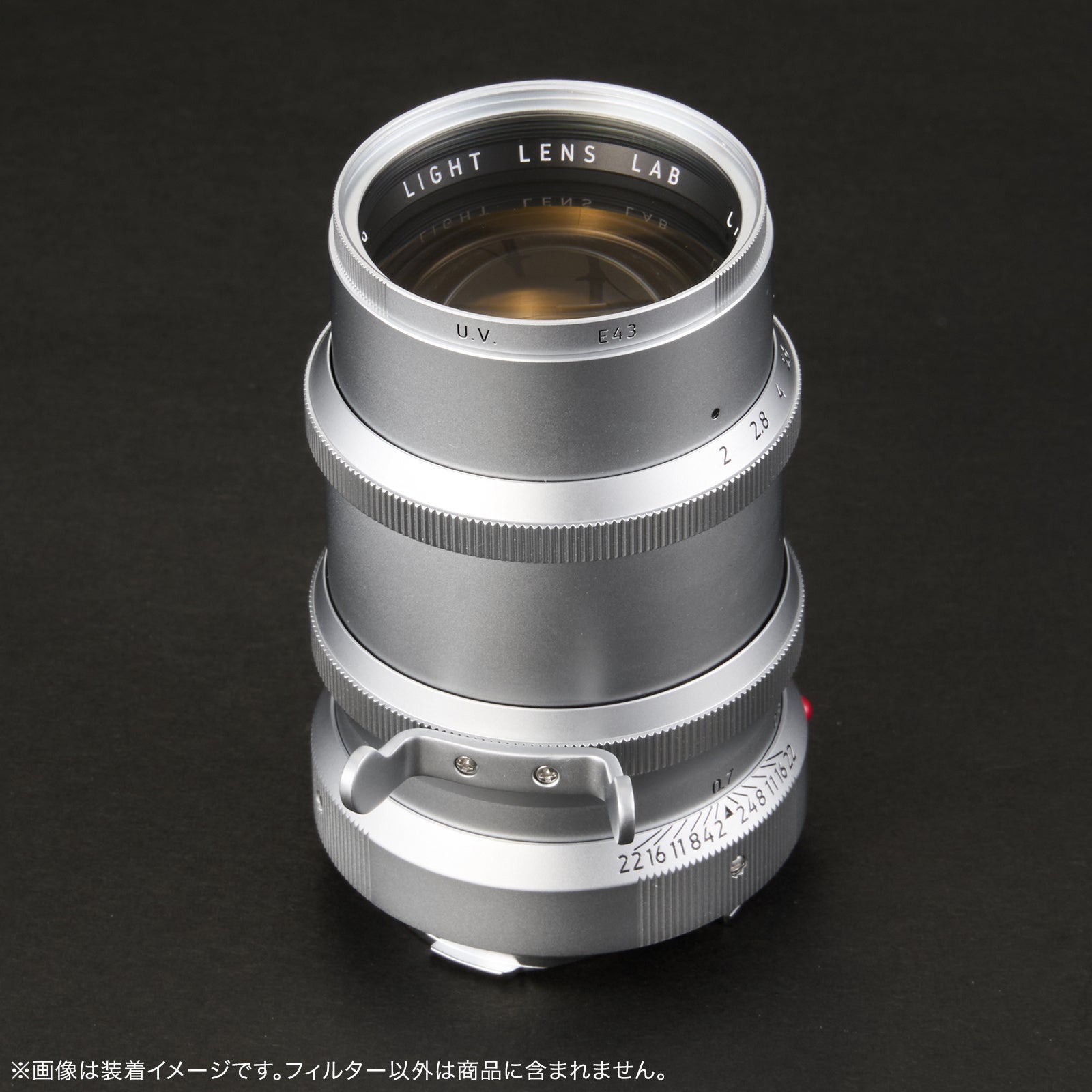焦点工房、LIGHT LENS LABのライカMマウントレンズ「M 75mm f/2 SPII」シルバーなどを発売｜E43 UVレンズフィルターの主な仕様（8枚目）