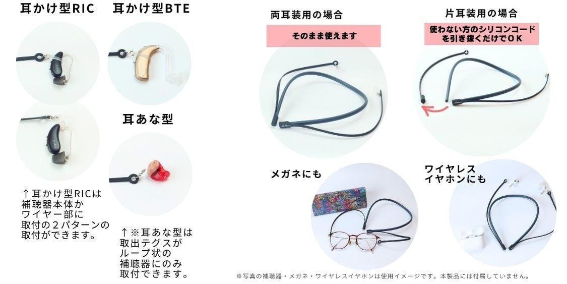 うぐいすヘルスケア、補聴器落下防止ストラップ「のっけるん」をビックカメラで取り扱い開始｜取扱サイト