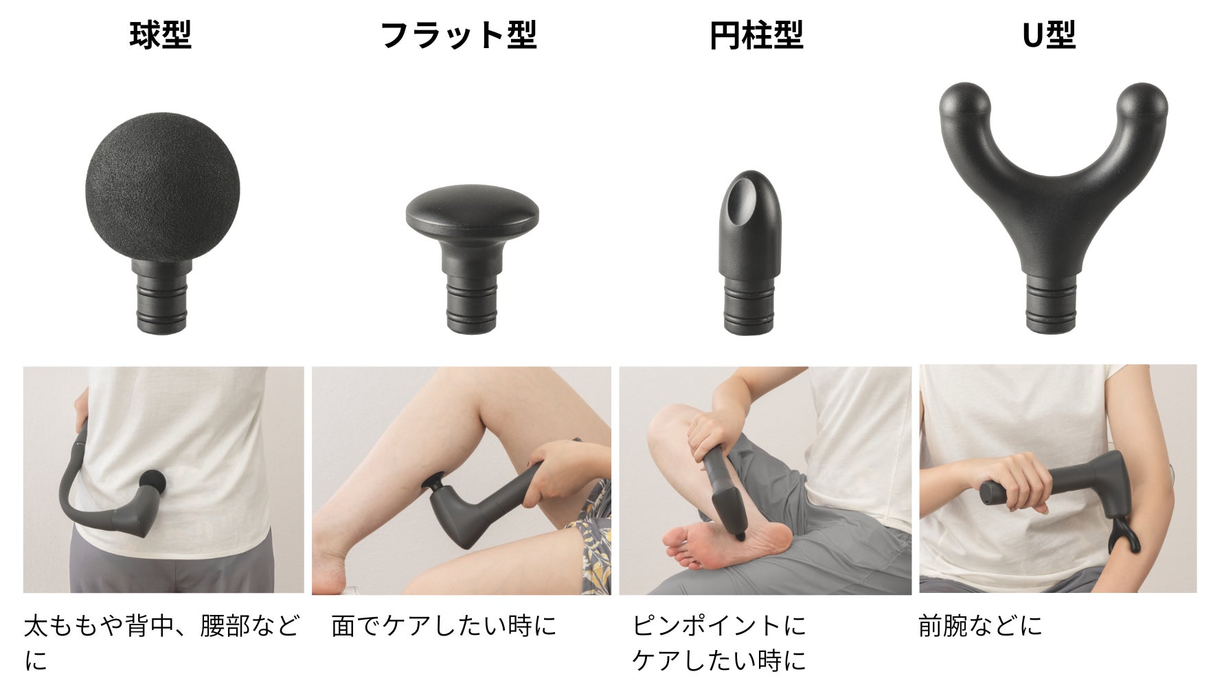 ニトリ、アーム付きやツインヘッド仕様の「ボディケアガン」2機種を発売|広い範囲にアプローチする「ボディケアガン ツインヘッド」