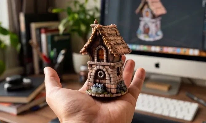 メーカー公開の建築模型の作例。