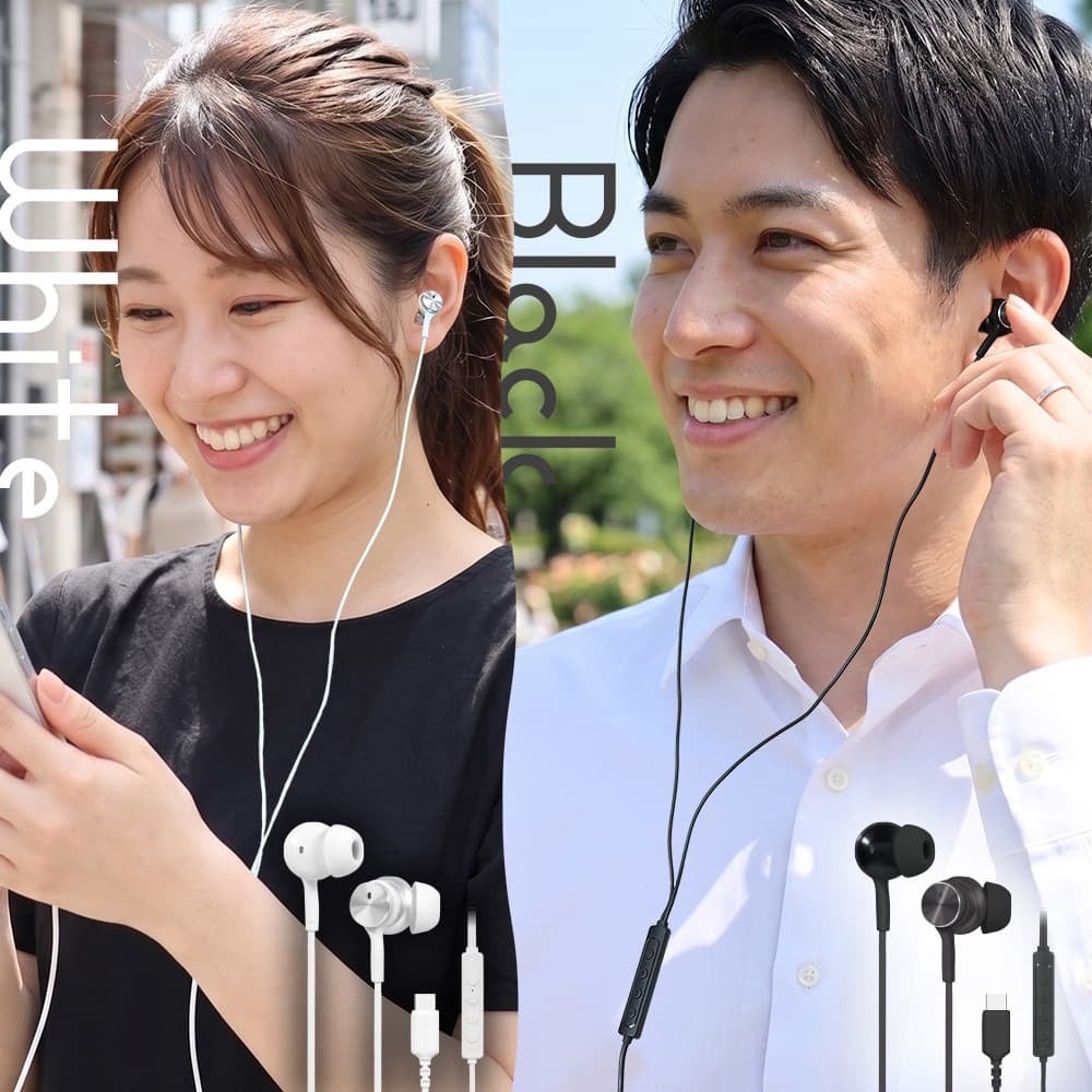 MOTTERU、充電不要で遅延のないUSB Type-C有線イヤホン2モデルを発売｜ノイズキャンセリングモデルとデザインモデルの概要