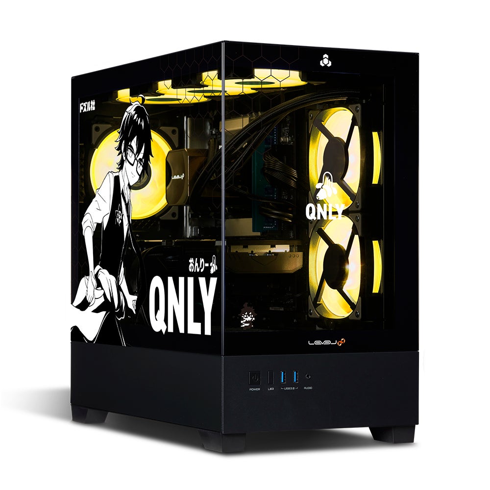ドズル社×LEVEL∞コラボゲーミングPC、「おんりー」オリジナルデザインピラーレスモデルが登場（8枚目）