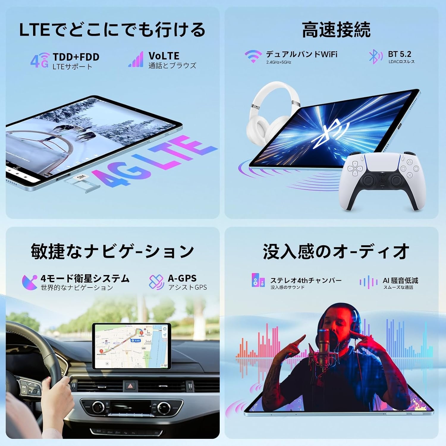 Teclast、8インチ小型タブレット「T50Mini新バージョン」の期間限定セールを開始｜Teclast T50Mini新バージョンの主な特徴（4枚目）