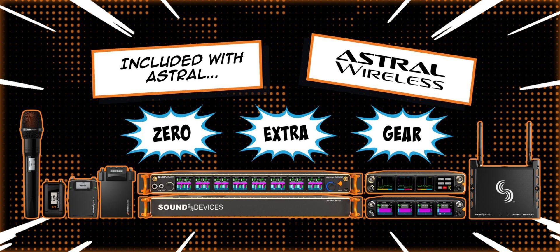 オーディオブレインズ、Sound Devicesの次世代ワイヤレス「Astral Wireless」を10月より国内販売開始|Astral Wirelessの概要と特徴
