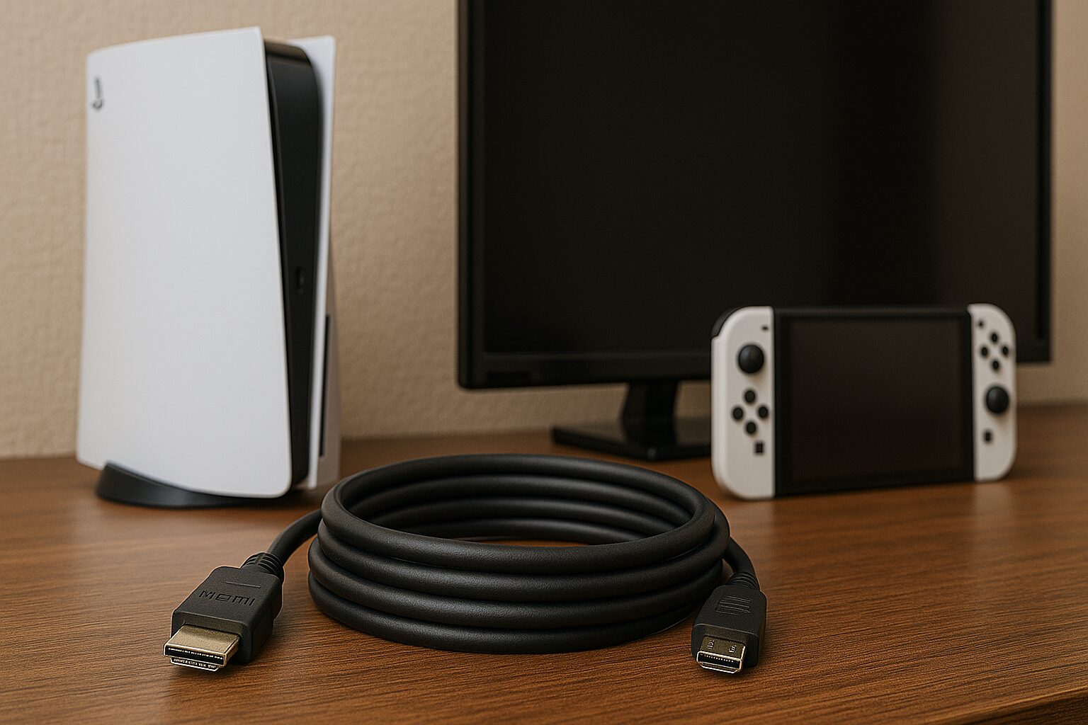 ゲーム機 PS5 Nintendo Switch モニター HDMIケーブル