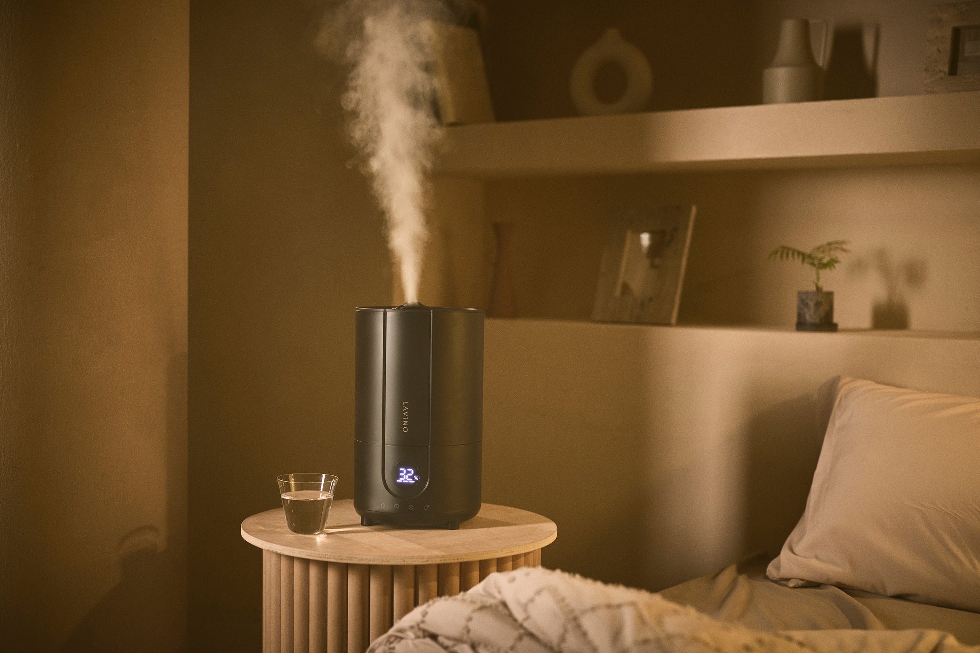 LAViNO、100℃加熱と超音波冷却を採用したハイブリッド加湿器「スチームノクターン」を発売|製品の仕様と価格(2枚目)