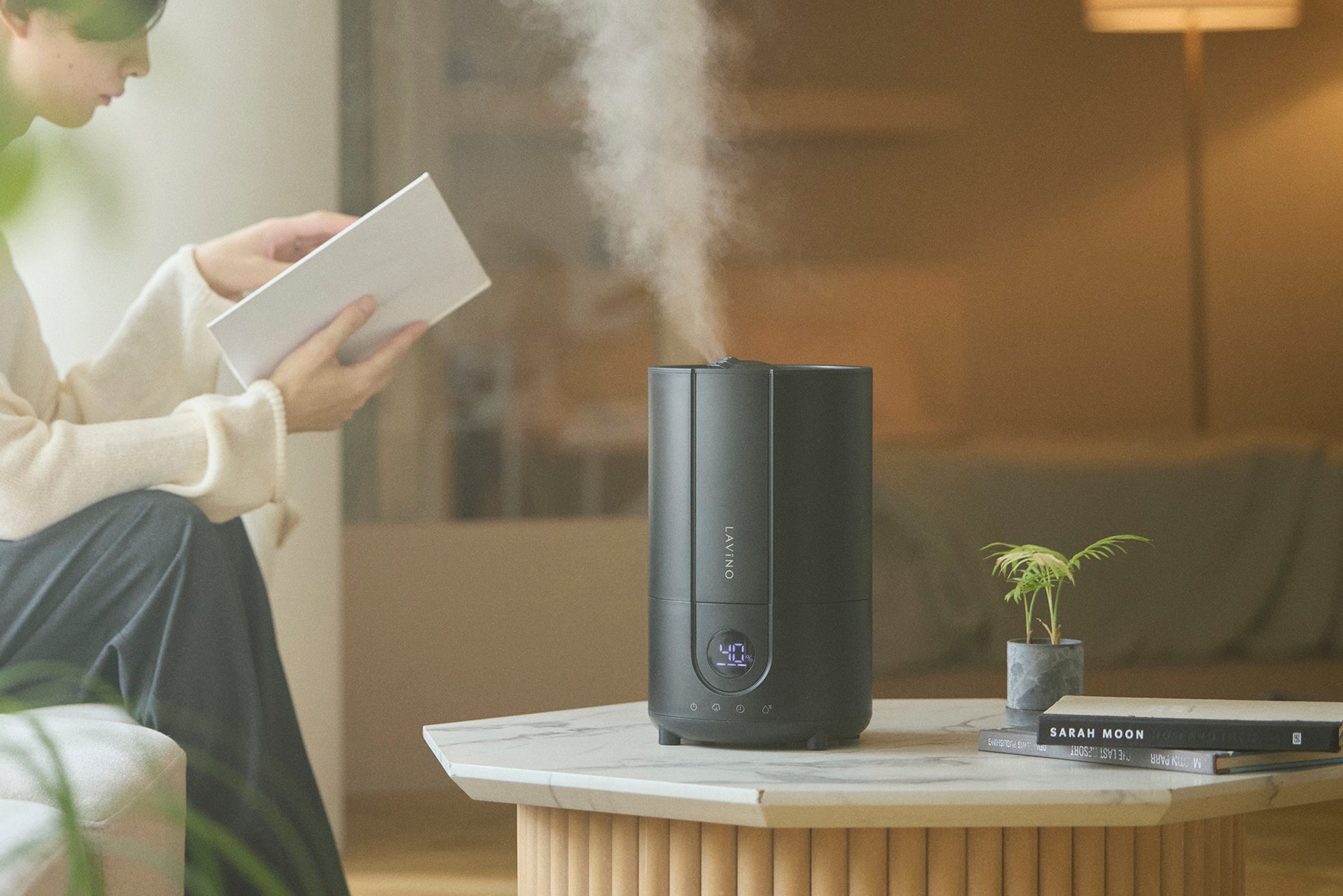 LAViNO、100℃加熱と超音波冷却を採用したハイブリッド加湿器「スチームノクターン」を発売|製品の仕様と価格