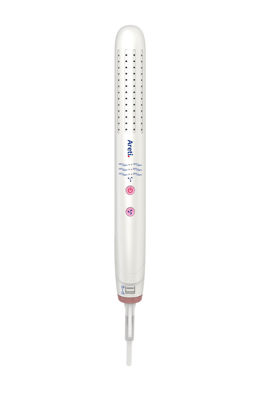 『冷マジック』はボタンひとつで送風機能をストップできるため、静かに使いたいホテルでも活躍します。