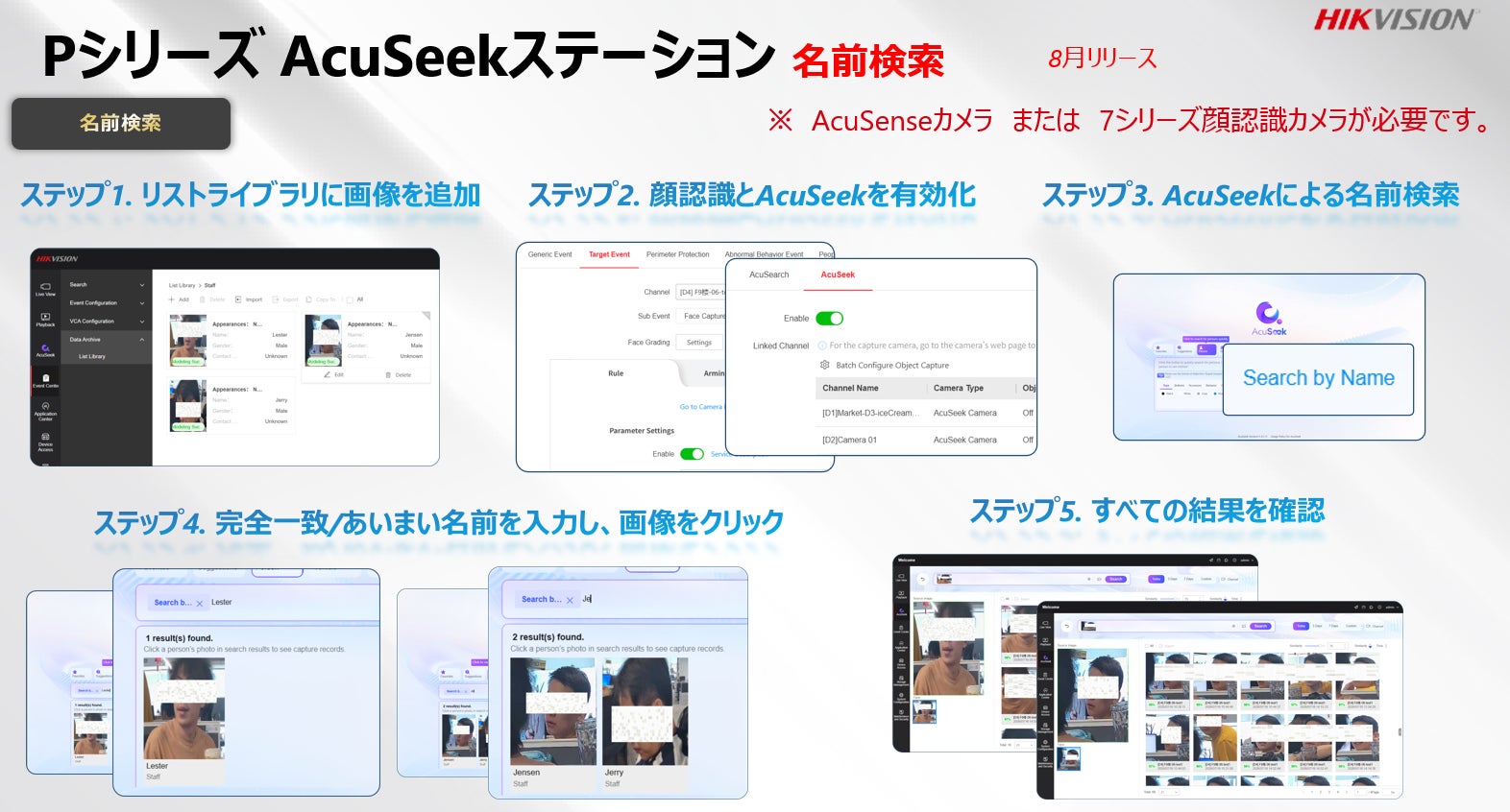 HIKVISION、次世代AI検索「AcuSeek」搭載のDeepinMind Pro PシリーズNVRを本格展開｜AcuSeekステーションの4大新機能