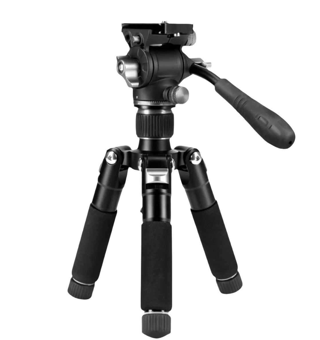 ケンコー・トキナー、水準器内蔵のアルミニウム製三脚「DWARF Mini Hydraulic Tripod」を発売