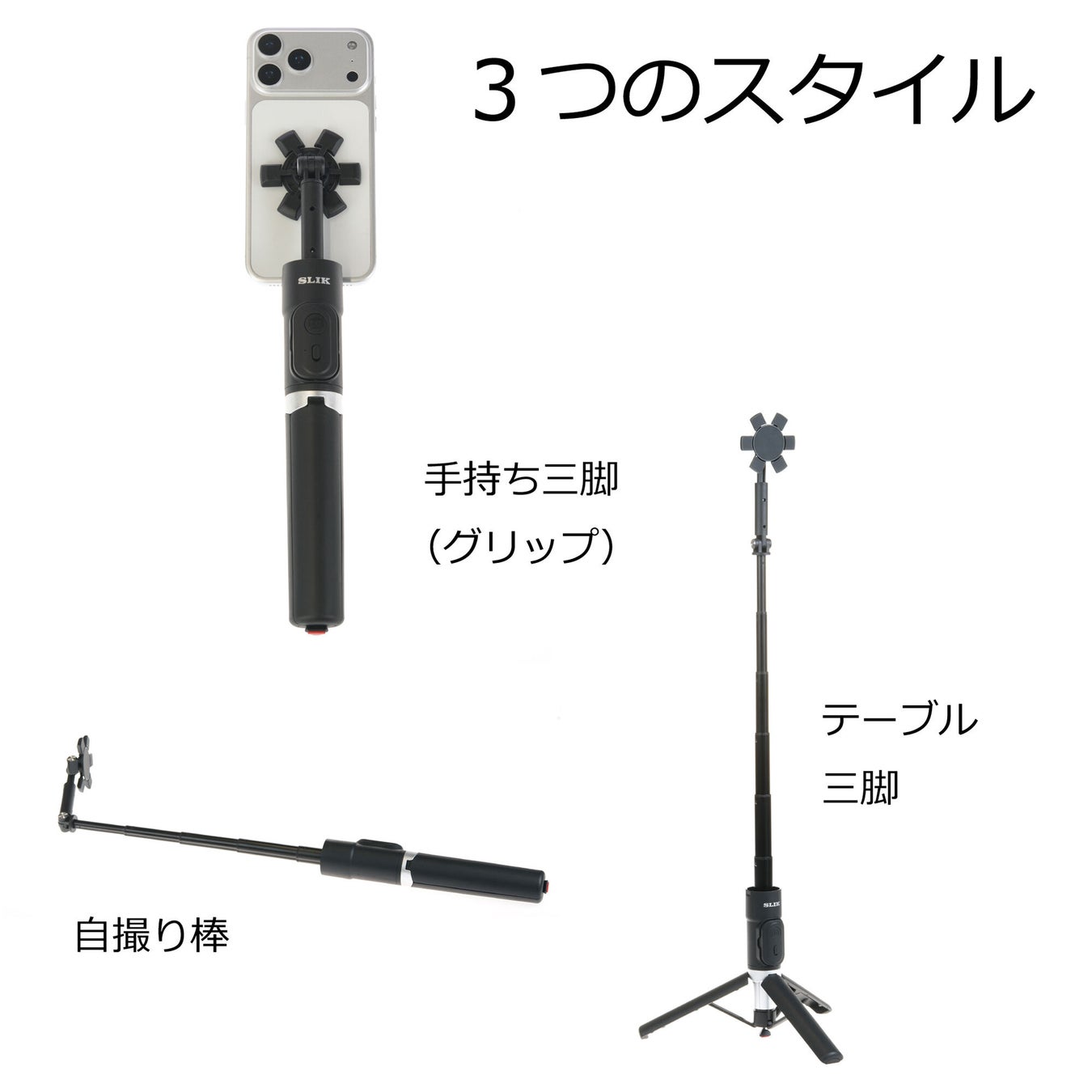 3つのスタイル