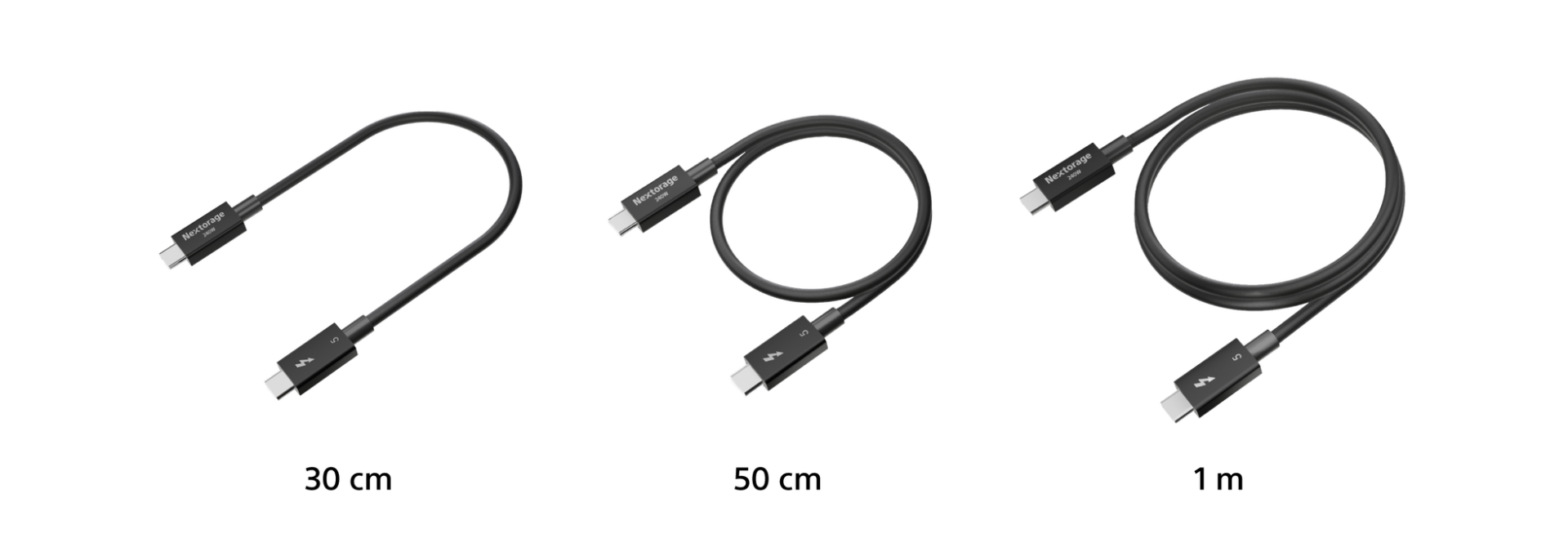 Nextorage、Thunderbolt 5に対応した高速データ転送ケーブル「NX-CBT12シリーズ」を発売｜NX-CBT12シリーズの主な特徴