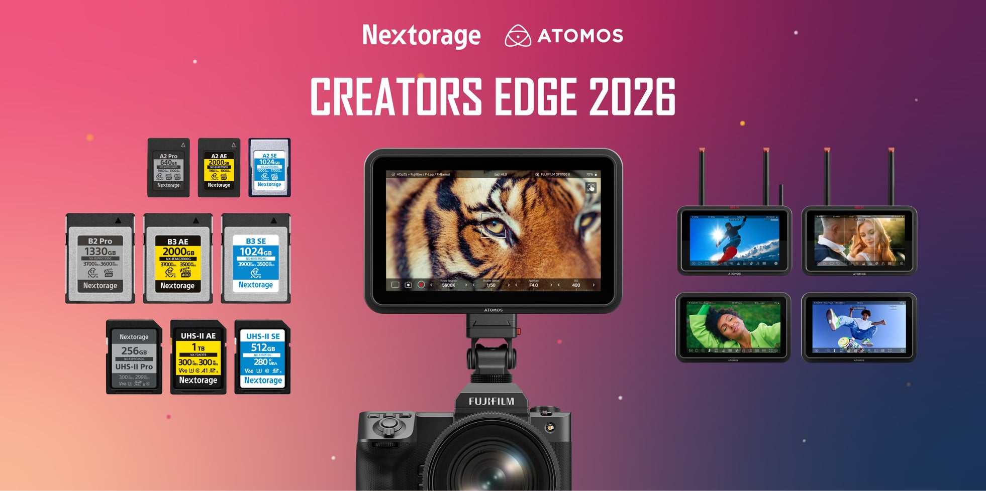 Nextorage、映像クリエイター向け展示会「CREATORS EDGE 2026」に出展