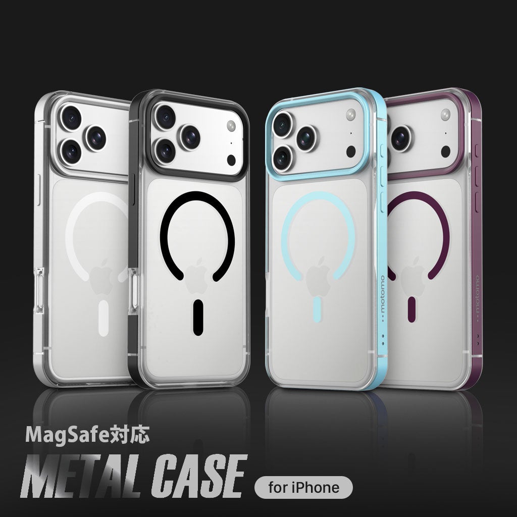株式会社ロア・インターナショナル、透明ボディとアルミバンパーを融合したiPhone 18 Pro用「MagSafe対応 METAL CASE」の予約販売を開始