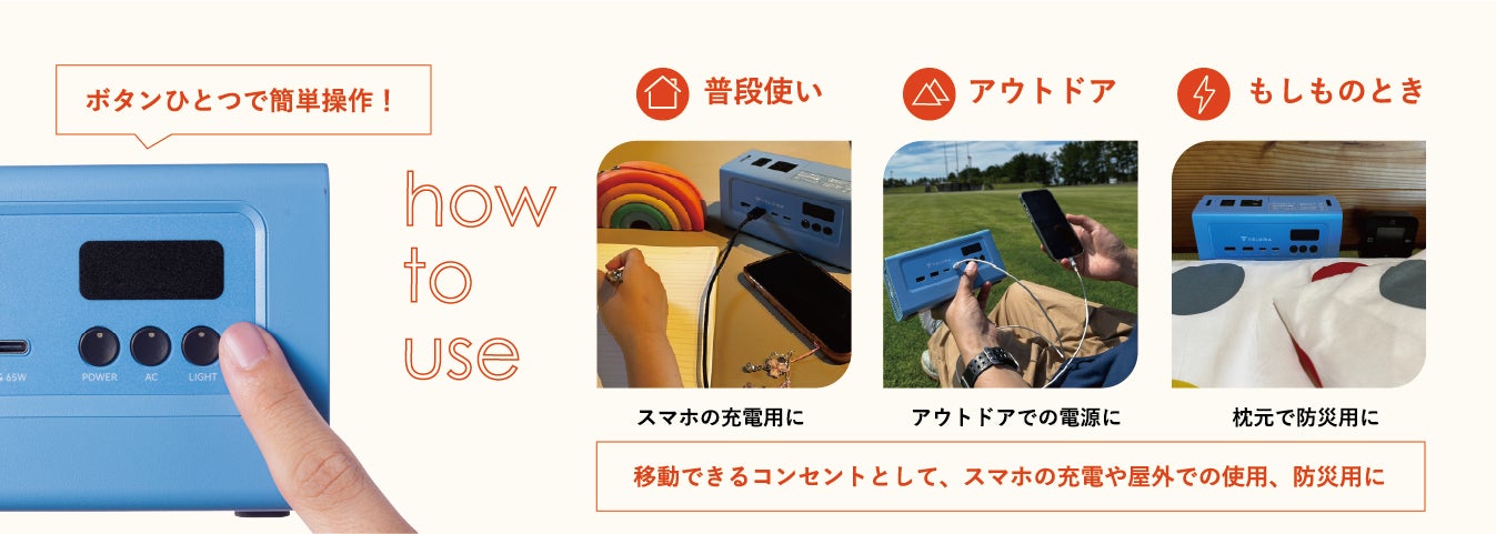 G&ECO、新防災ブランド「TELUMA」第一弾の約1kg小型ポータブル電源「TELUMA Battery」をMakuakeにて先行発売 - 画像10