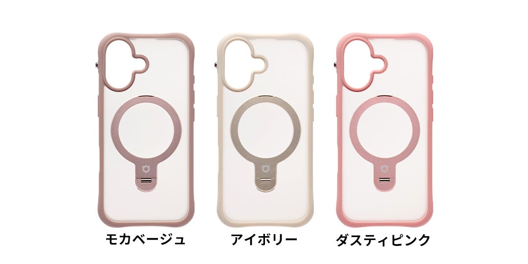Hamee、リングスタンド内蔵のiFace新作スマホケース「Leany MagSynq スタンドケース」を発売｜iFace Leany MagSynq スタンドケースの製品仕様（2枚目）