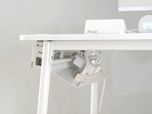 Pixio、トレイ着脱式で2通りに使えるケーブルマネジメントボックス「PXCB1WH」を発売