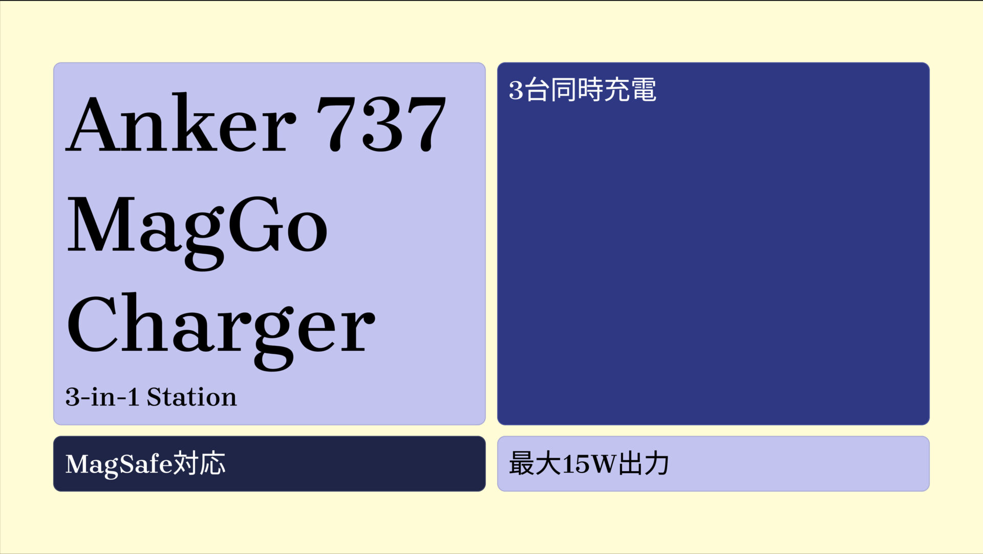 Anker 737 MagGo Charger (3-in-1 Station) のアイキャッチ画像