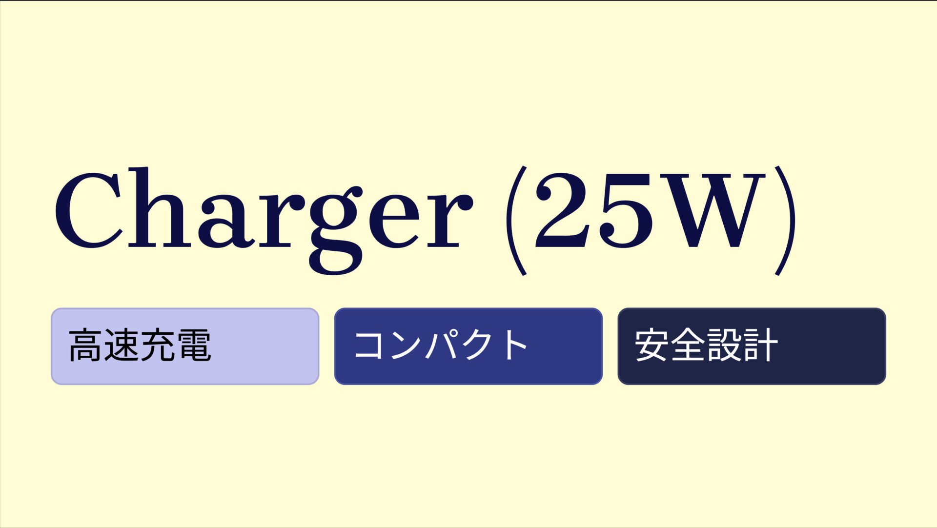 Charger (25W) のアイキャッチ画像