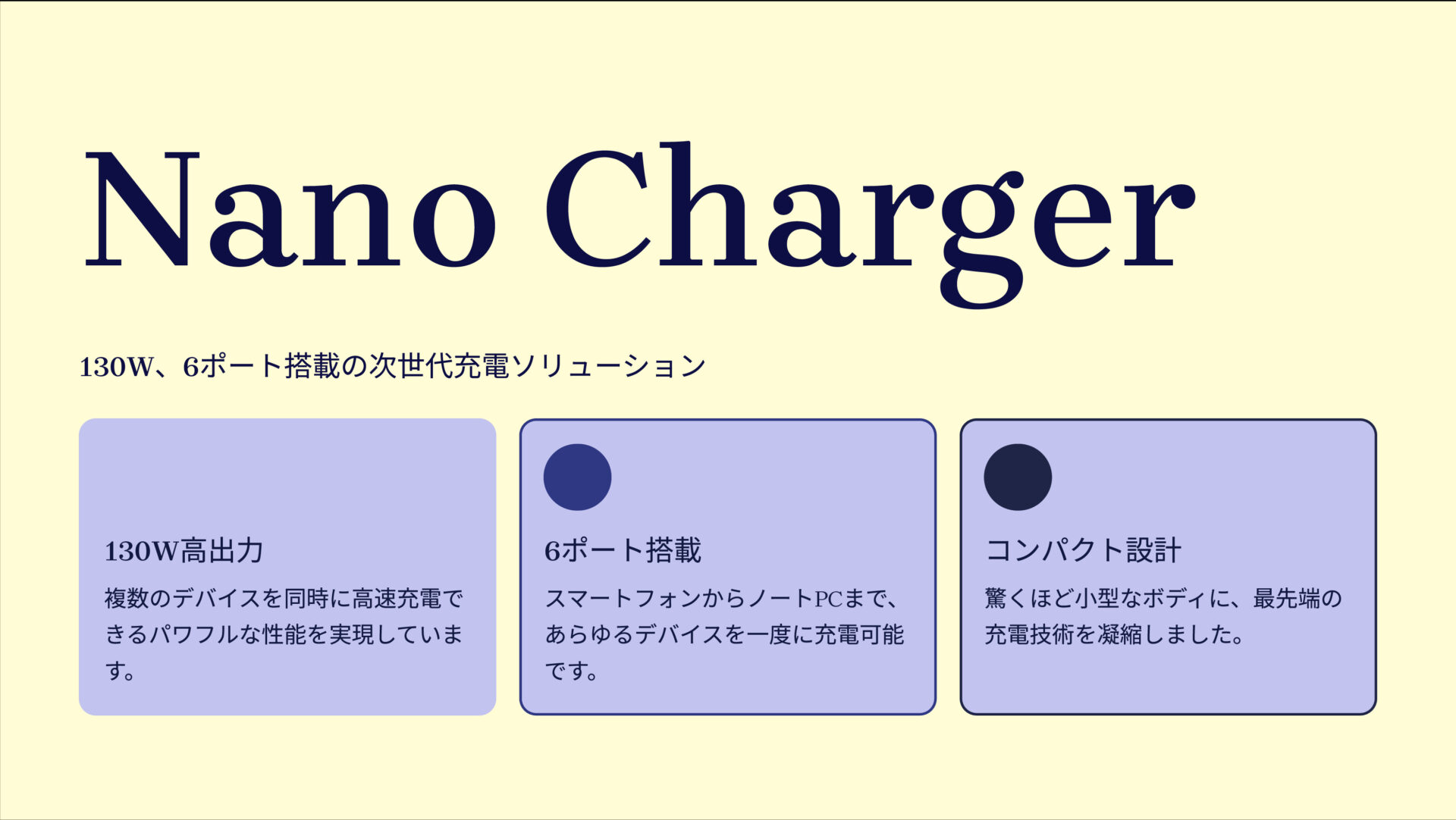 Nano Charger (130W, 6 Ports) のアイキャッチ画像