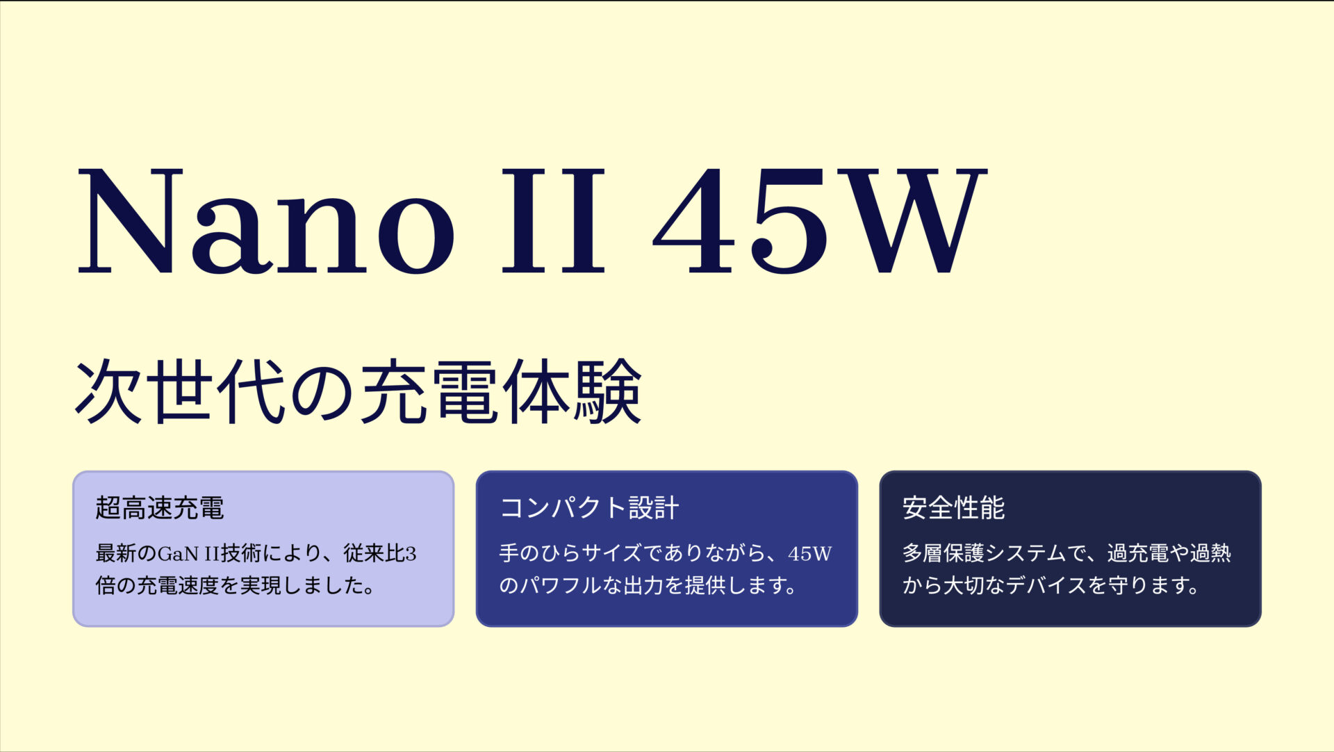Nano II 45W のアイキャッチ画像