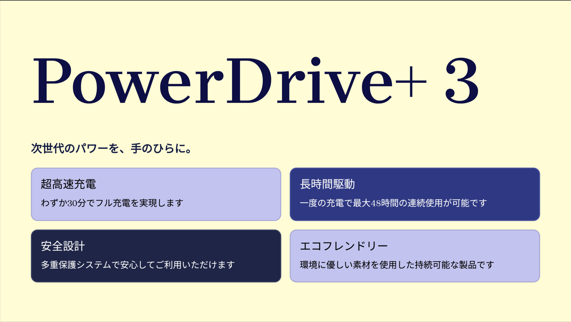 PowerDrive+ 3 のアイキャッチ画像