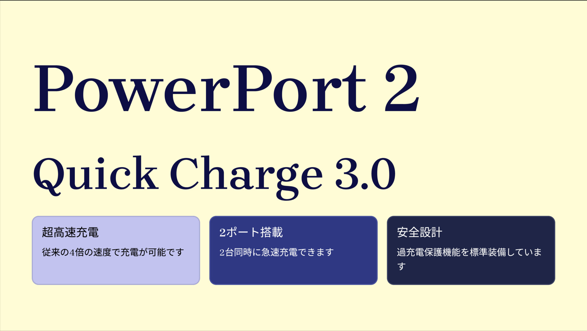 PowerPort 2 Quick Charge 3.0 のアイキャッチ画像