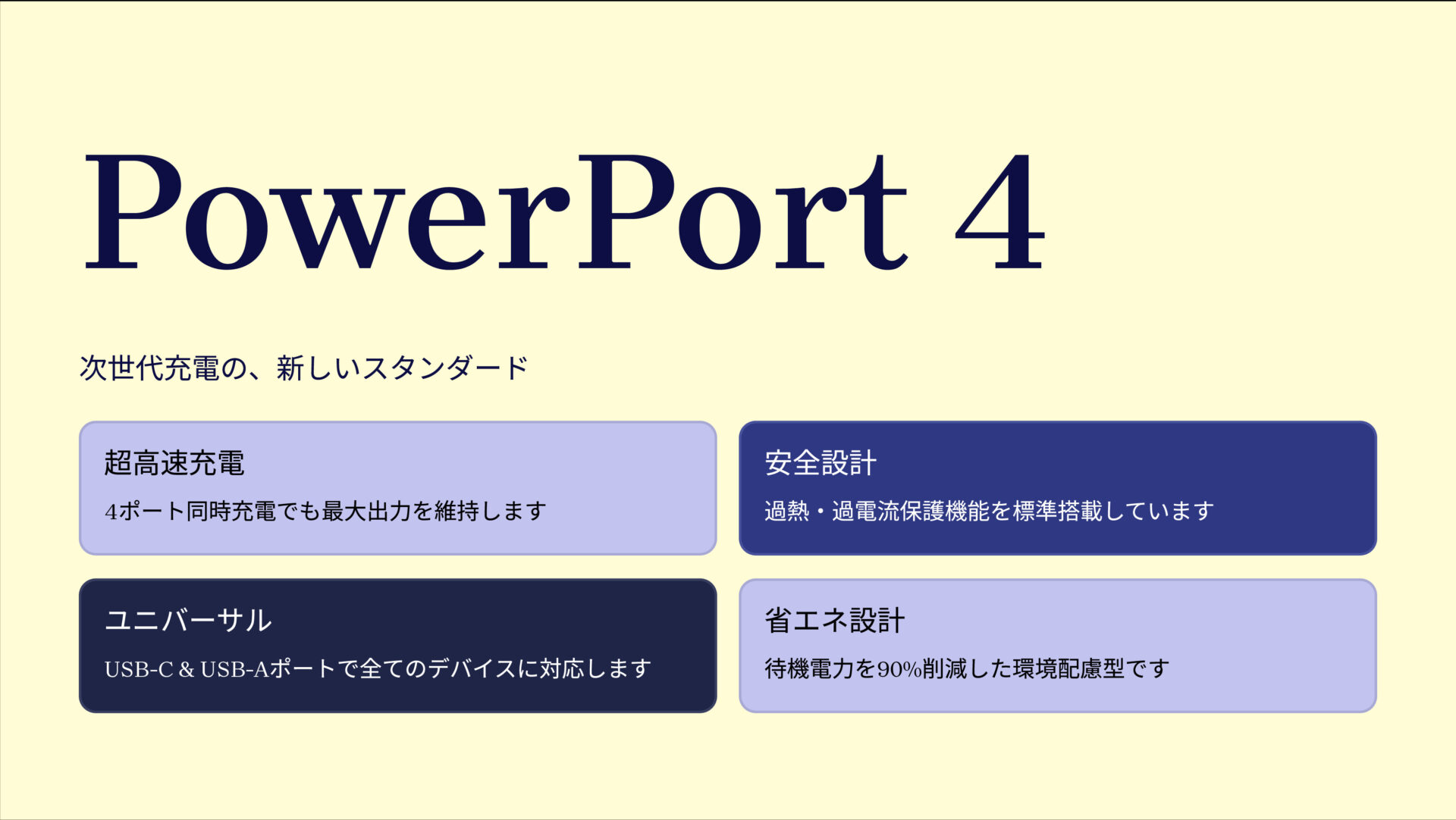 PowerPort 4 のアイキャッチ画像