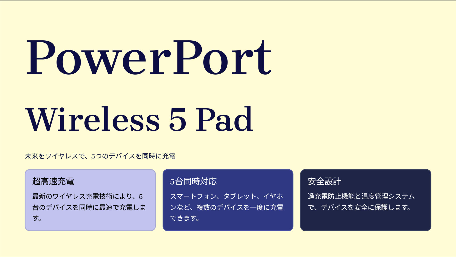 PowerPort Wireless 5 Pad のアイキャッチ画像