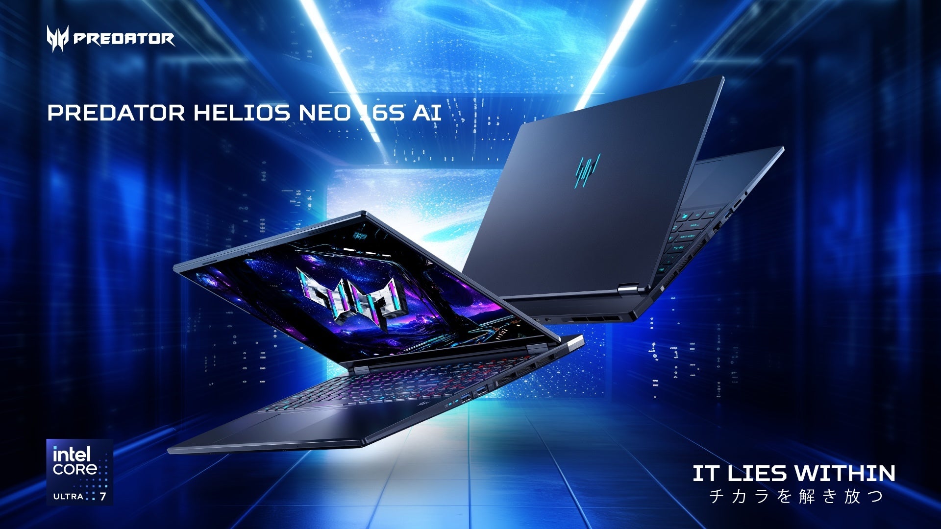 日本エイサー、Core UltraとRTX 5070搭載の16型ゲーミングノート「Predator Helios Neo 16S AI」を発表 - 画像1