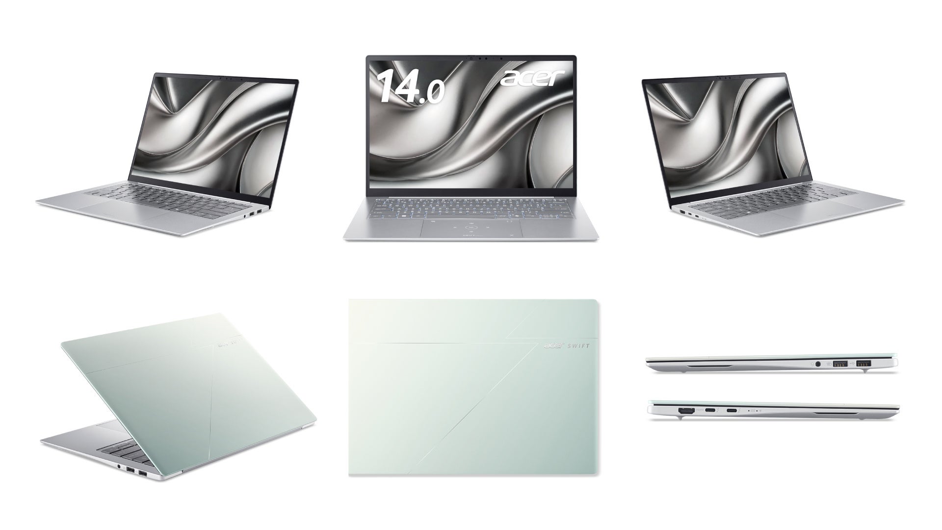 日本エイサー、AI性能を強化した14インチノート「Swift Edge 14 AI」など4機種を発表｜充実したインターフェースとAI機能への対応