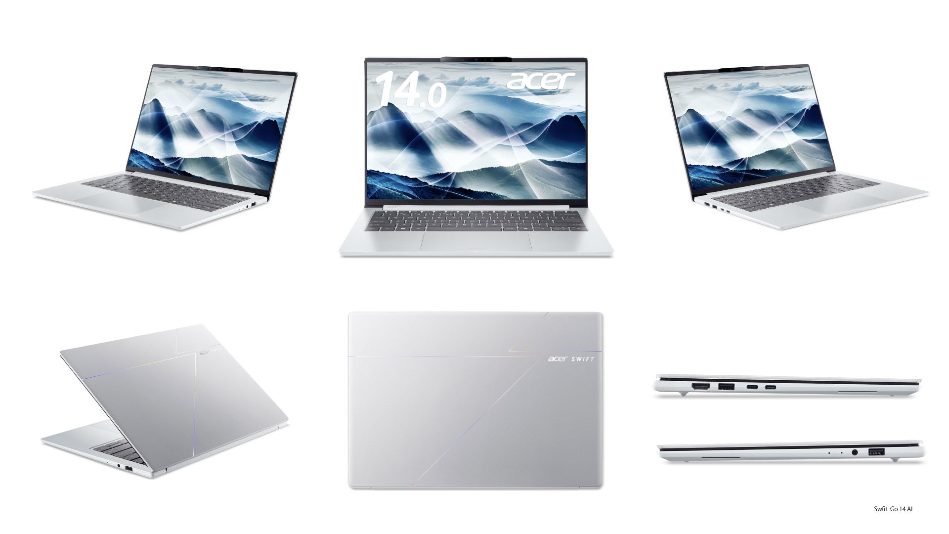 日本エイサー、AI性能を強化した14インチノート「Swift Edge 14 AI」など4機種を発表｜充実したインターフェースとAI機能への対応