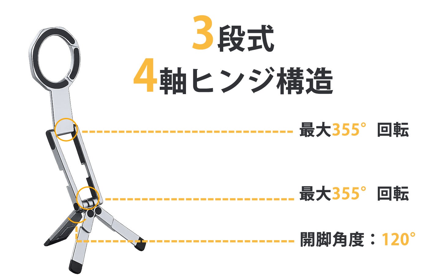 Active、MagSafe対応の多機能スマホスタンド「MagLok」を発売 - 画像5