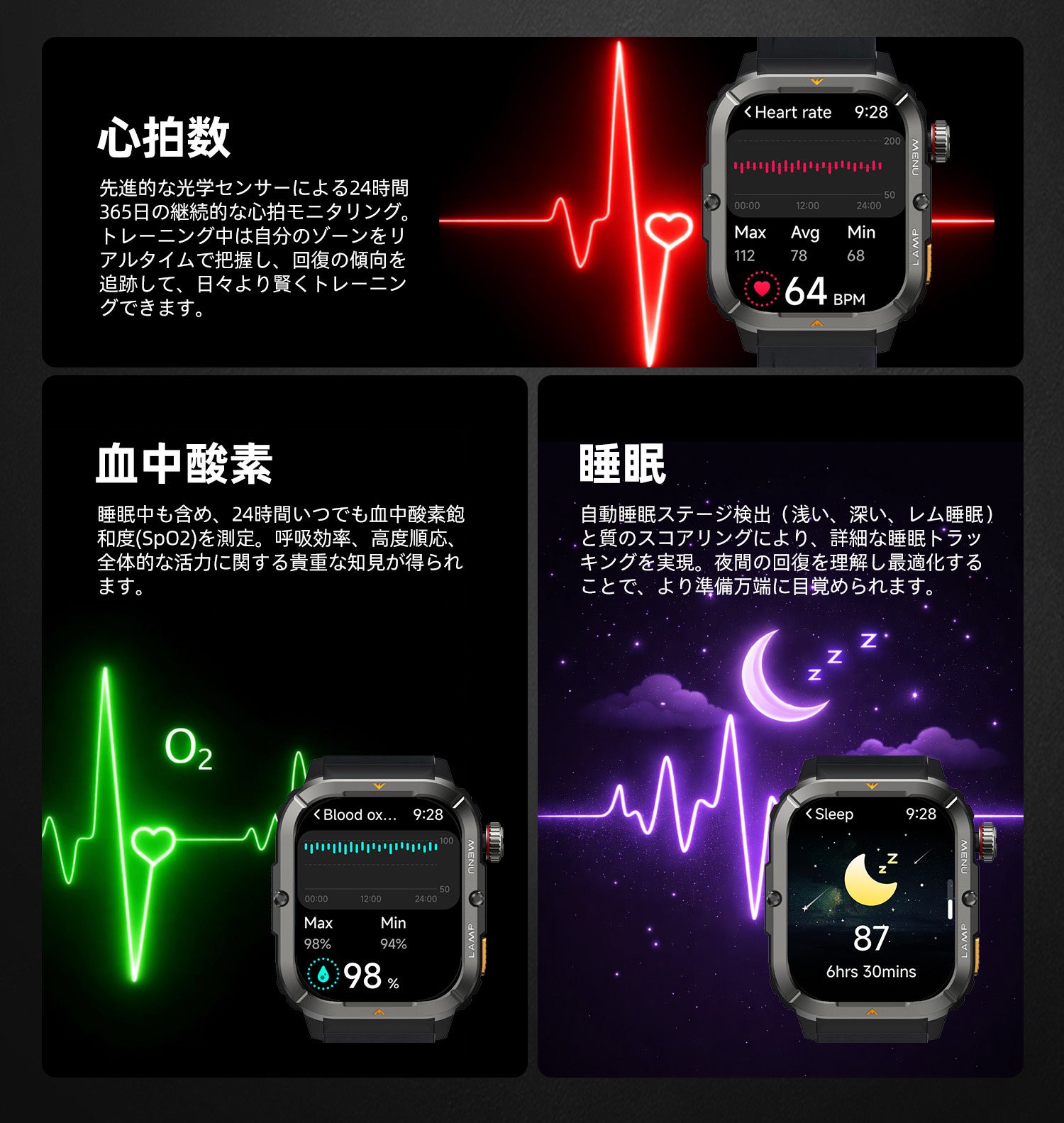 AGM、耐久性スマートウォッチ「Legion 3」を日本先行販売 - 画像6