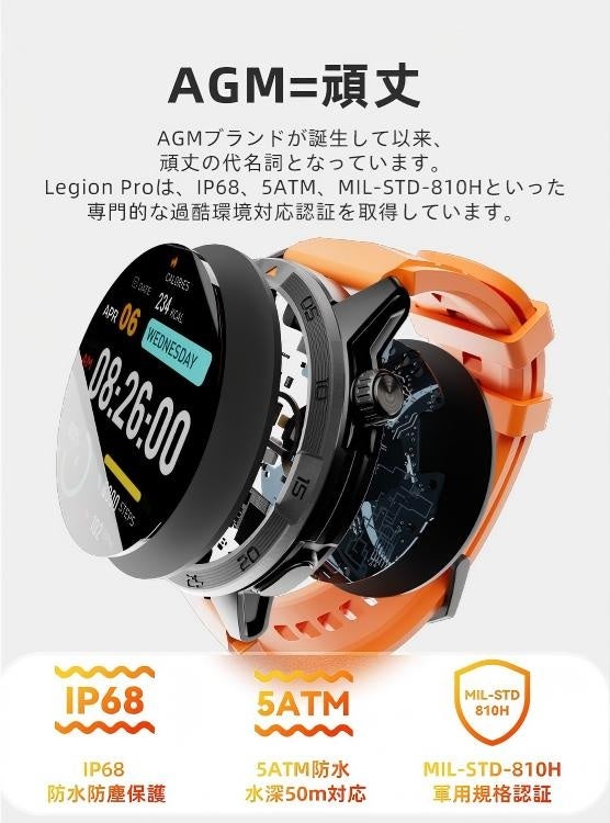 AGM Legion Pro、Strava連携&バッテリー強化アップデート - 画像8