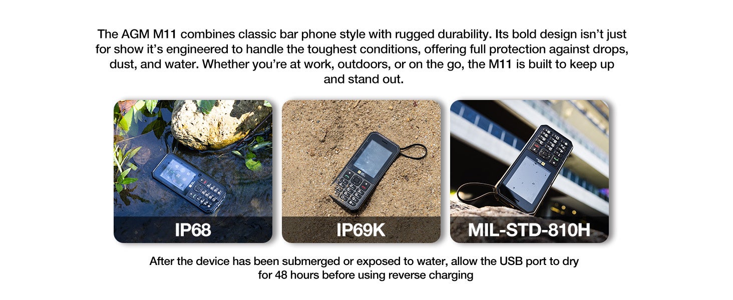 通話も充電も!多機能フィーチャーフォン「AGM M11」新発売 - 画像6