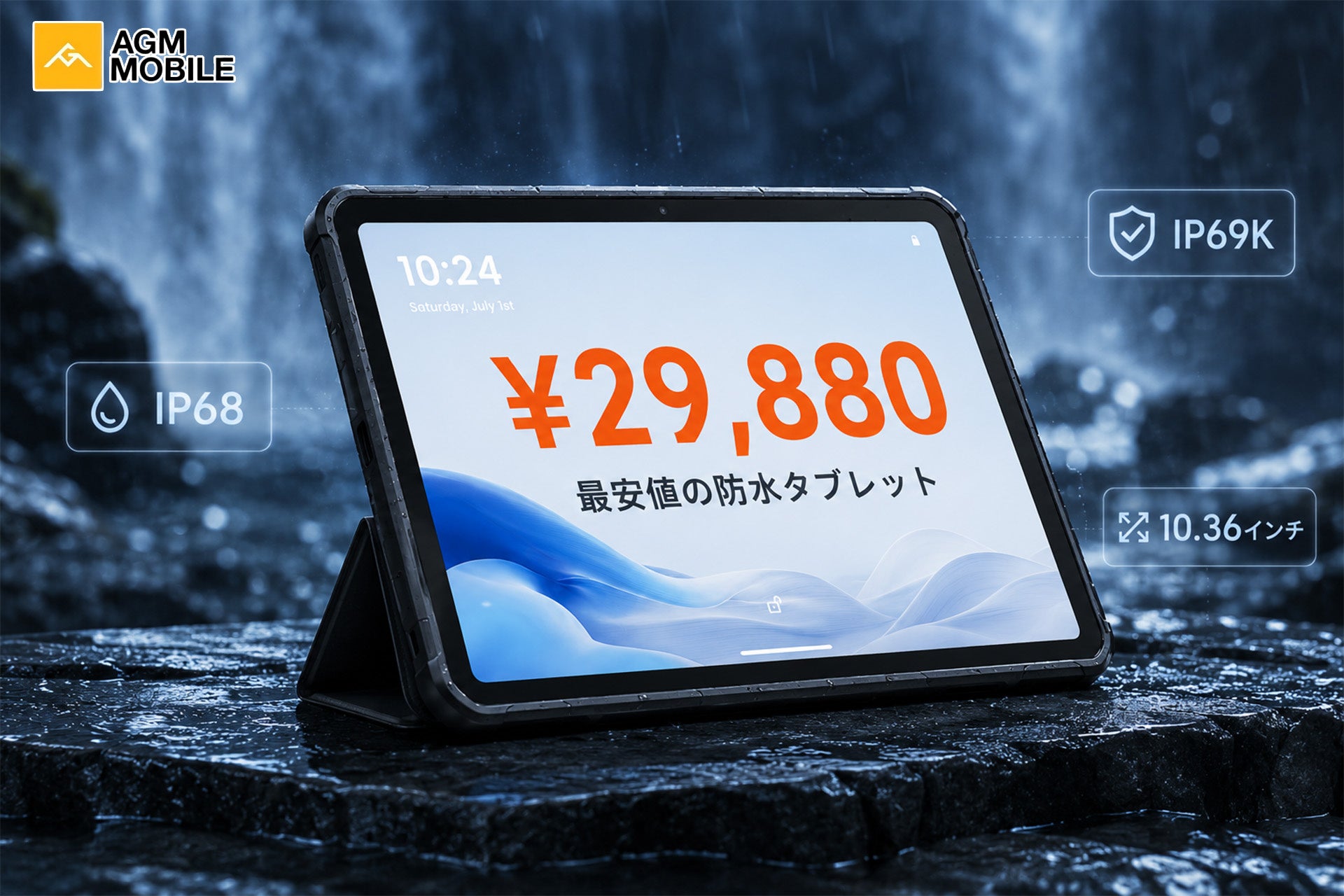 AGM Mobile、防水・耐衝撃タブレット「AGM PAD P1 Lite」を発売 - 画像1